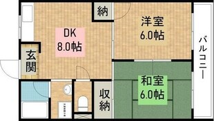 ハイシャトー大翔の物件間取画像